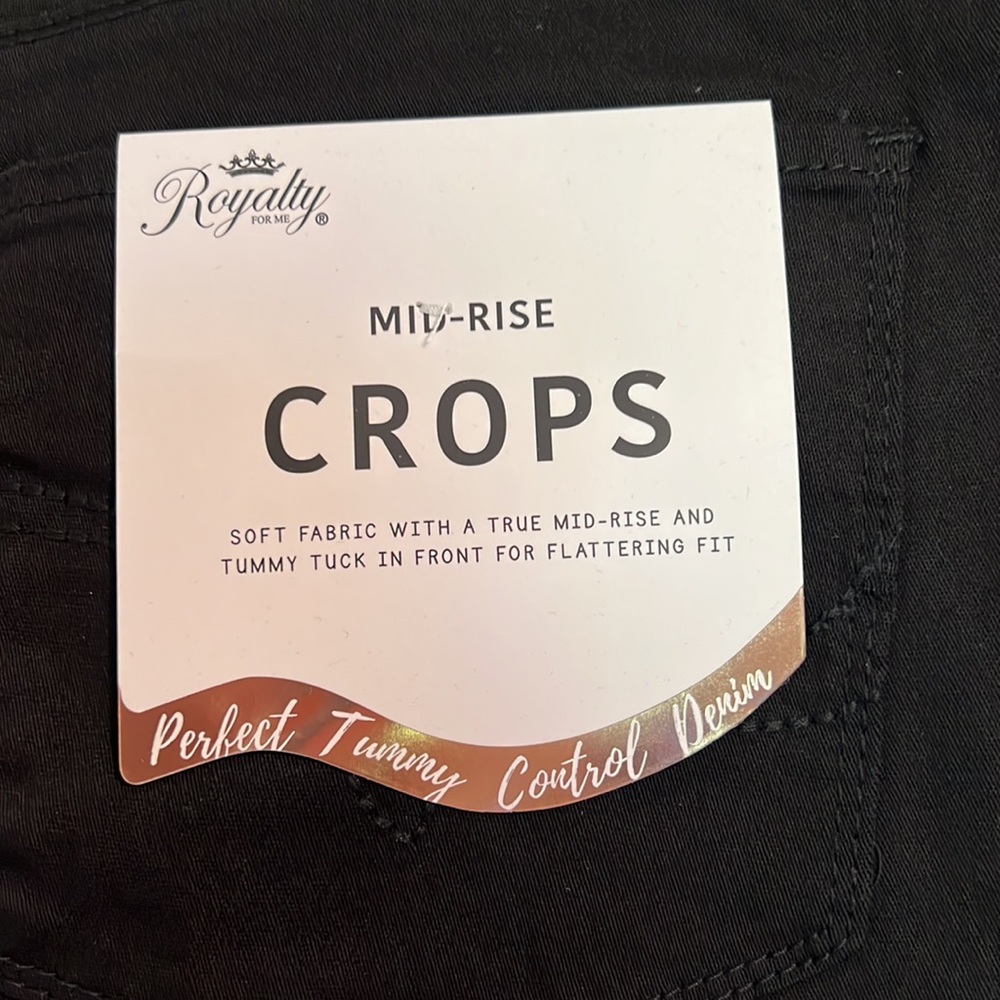 Royalty Mid- Rise Crops - Picture 8 of 9